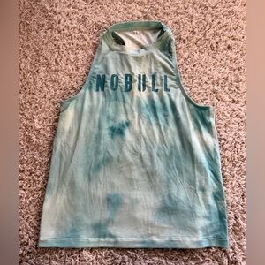 NOBULL Kids Aqua Tie-Dye Tank Top